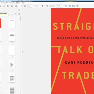 Straight Talk on Trade Ideas for a Sane World Economy – PDF ebook
