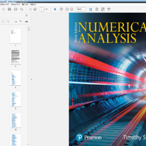 Numerical Analysis 3rd Edition by Timothy Sauer – PDF ebook