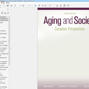 Aging and Society Canadian Perspectives 8th by NovakCampbell – PDF ebook