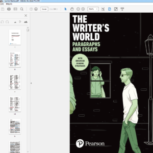 The Writer’s World: Paragraphs and Essays With Enhanced Reading Strategies 5th Edition – PDF ebook