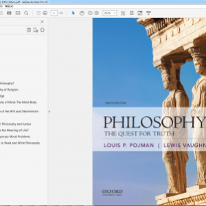 Philosophy: The Quest for Truth 10th Edition by Louis P. Pojman – PDF ebook