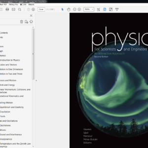Physics for Scientists and Engineers 2nd Canadian Edition – PDF ebook