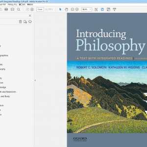 Introducing Philosophy: A Text with Integrated Readings 11th – PDF ebook