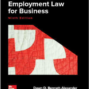 Employment Law for Business 9th Edition – PDF ebook