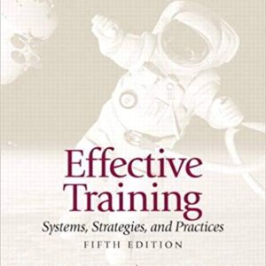 Effective Training Systems Strategies and Practices 5th Edition – PDF ebook