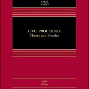 Civil Procedure Theory and Practice (Aspen Casebook Series) 5th Edition – PDF ebook
