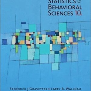 Statistics for The Behavioral Sciences 10th Edition – PDF ebook