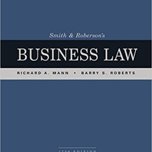 Smith and Roberson’s Business Law 17th Edition – PDF ebook