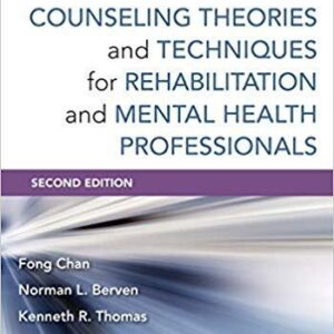 Counseling Theories and Techniques for Rehabilitation and Mental Health Professionals, Second Edition – PDF ebook