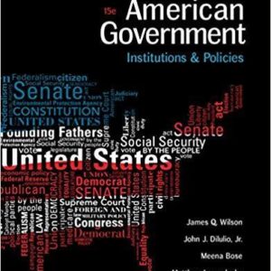American Government: Institutions and Policies 15th Edition – PDF ebook