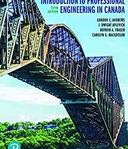 Introduction to Professional Engineering in Canada, Fifth Canadian Edition – PDF ebook