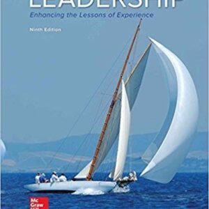 Leadership: Enhancing the Lessons of Experience 9th Edition – PDF ebook