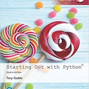 Starting Out with Python, Global Edition, 4th Edition – PDF ebook