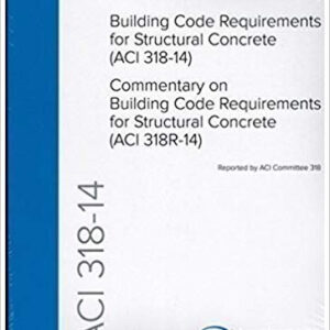 ACI 318-14 Building Code Requirements for Structural Concrete and Commentary – PDF ebook