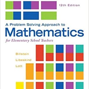A Problem Solving Approach to Mathematics for Elementary School Teacher 12th Edition – PDF ebook
