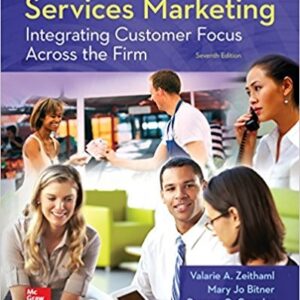 Services Marketing: Integrating Customer 7th Edition – PDF ebook