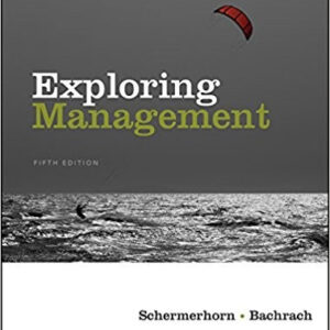 Exploring Management 5th Edition – PDF ebook