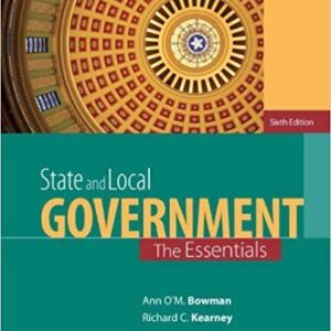 State and Local Government: The Essentials 6th Edition – PDF ebook