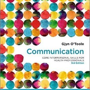 Communication: Core Interpersonal Skills for Health Professionals 3rd Edition – PDF ebook