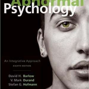 Abnormal Psychology: An Integrative Approach 8th Edition – PDF ebook