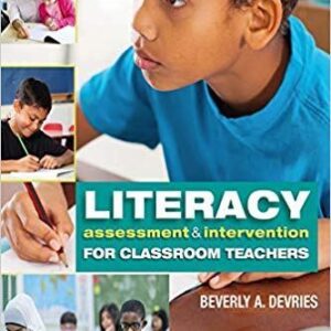 Literacy Assessment and Intervention for Classroom Teachers 5th Edition – PDF ebook