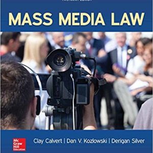 Mass Media Law 20th Edition by Don Pember – PDF ebook