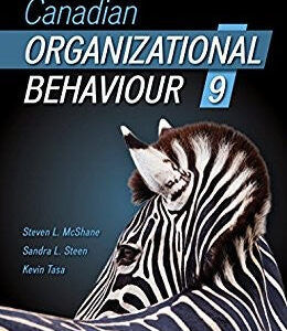 Canadian Organizational Behaviour 9th by Steven McShane – PDF ebook