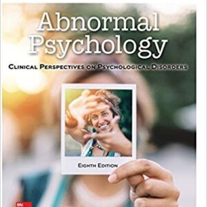Abnormal Psychology: Clinical Perspectives on Psychological Disorders 8th Edition – PDF ebook