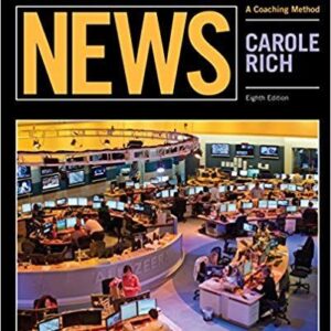 Writing and Reporting News: A Coaching Method 8th Edition – PDF ebook
