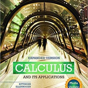 Calculus and Its Applications Expanded Version Media Update – PDF ebook