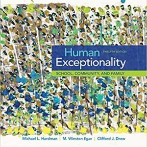 Human Exceptionality: School, Community, and Family 12th Edition – PDF ebook