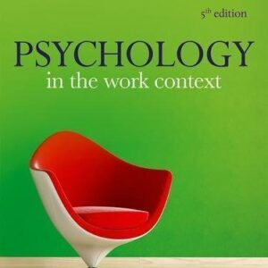 Psychology In The Work Context 5Th Edition – PDF ebook