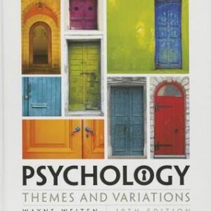 Psychology Themes And Variations 10Th Edition – PDF ebook