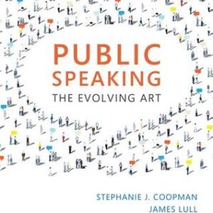 Public Speaking The Evolving Art 4Th Edition – PDF ebook