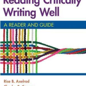 Reading Critically Writing Well A Reader And Guide 12Th Edition – PDF ebook