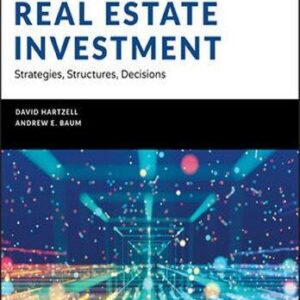 Real Estate Investment Strategies Structures Decisions 2Nd Edition – PDF ebook