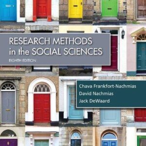 Research Methods In The Social Sciences 8Th Edition – PDF ebook