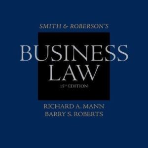 Smith And Robersons Business Law 15Th Edition – PDF ebook