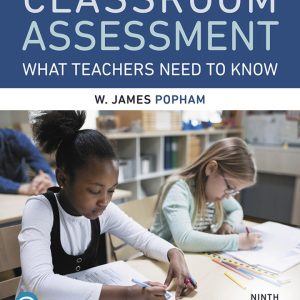 Classroom Assessment What Teachers Need to Know 9th Edition