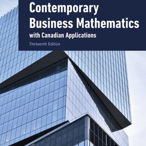 Contemporary Business Mathematics with Canadian Applications 13e