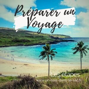 Etapes pour Préparer son voyage