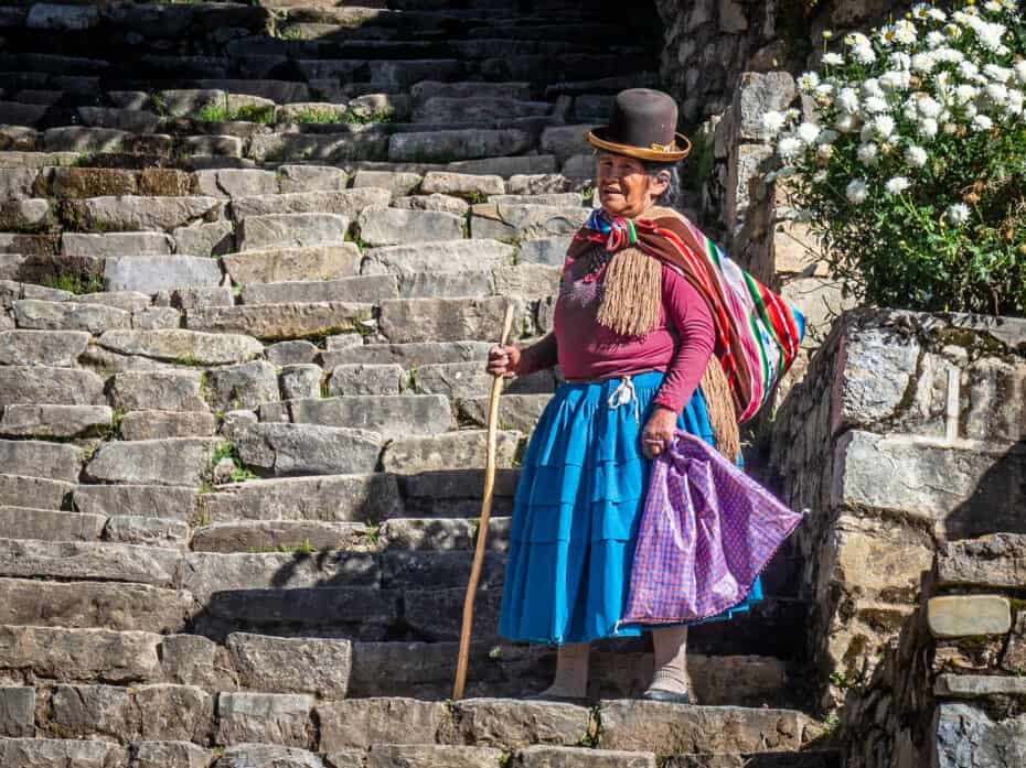 escalier Incas isla del Sol