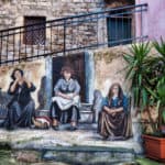 Peinture sagesse des anciens Orgosolo