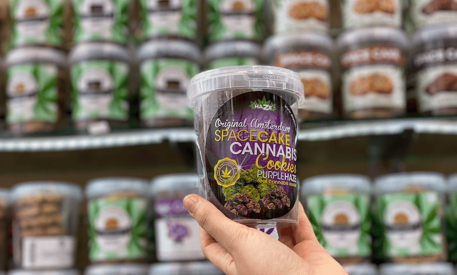 Originale Amsterdam Cannabis Spacecake Cookie Dose