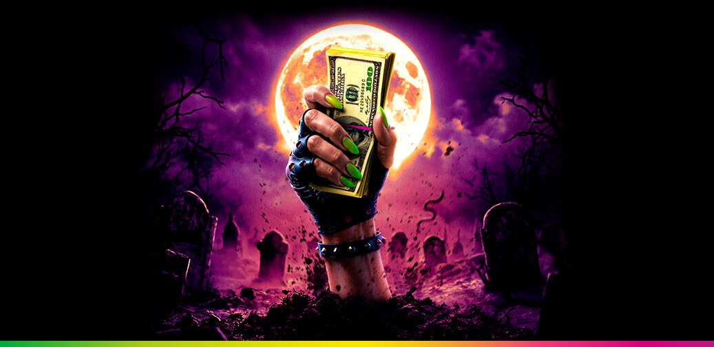 Hand holding money