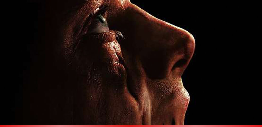 Image of a face melting