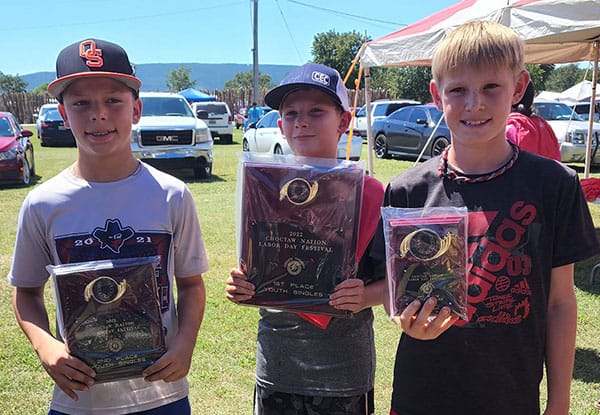 Kamdan Wilson, Braxton Bacon and Ruger Sennett