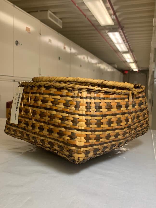 Rivercane Basket Side View