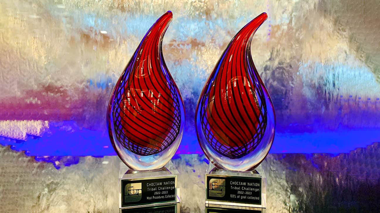 Tribal Blood Drive Challenge Awards
