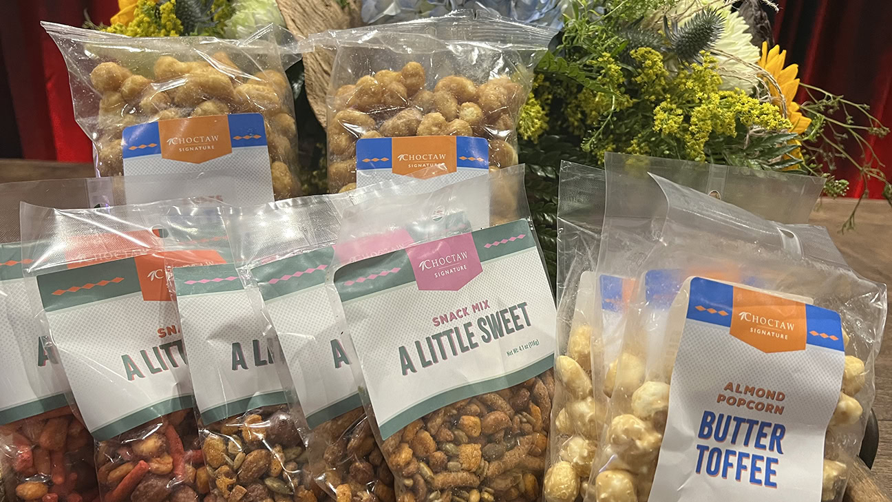Choctaw Signature Line products exclusively at Choctaw Travel Plazas